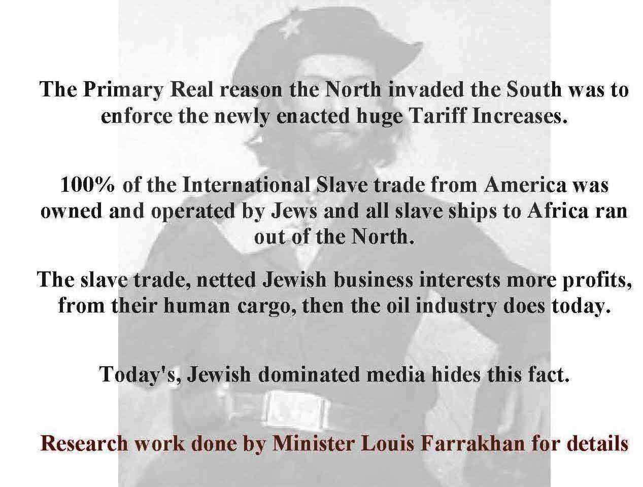 100% of the International Slave trade